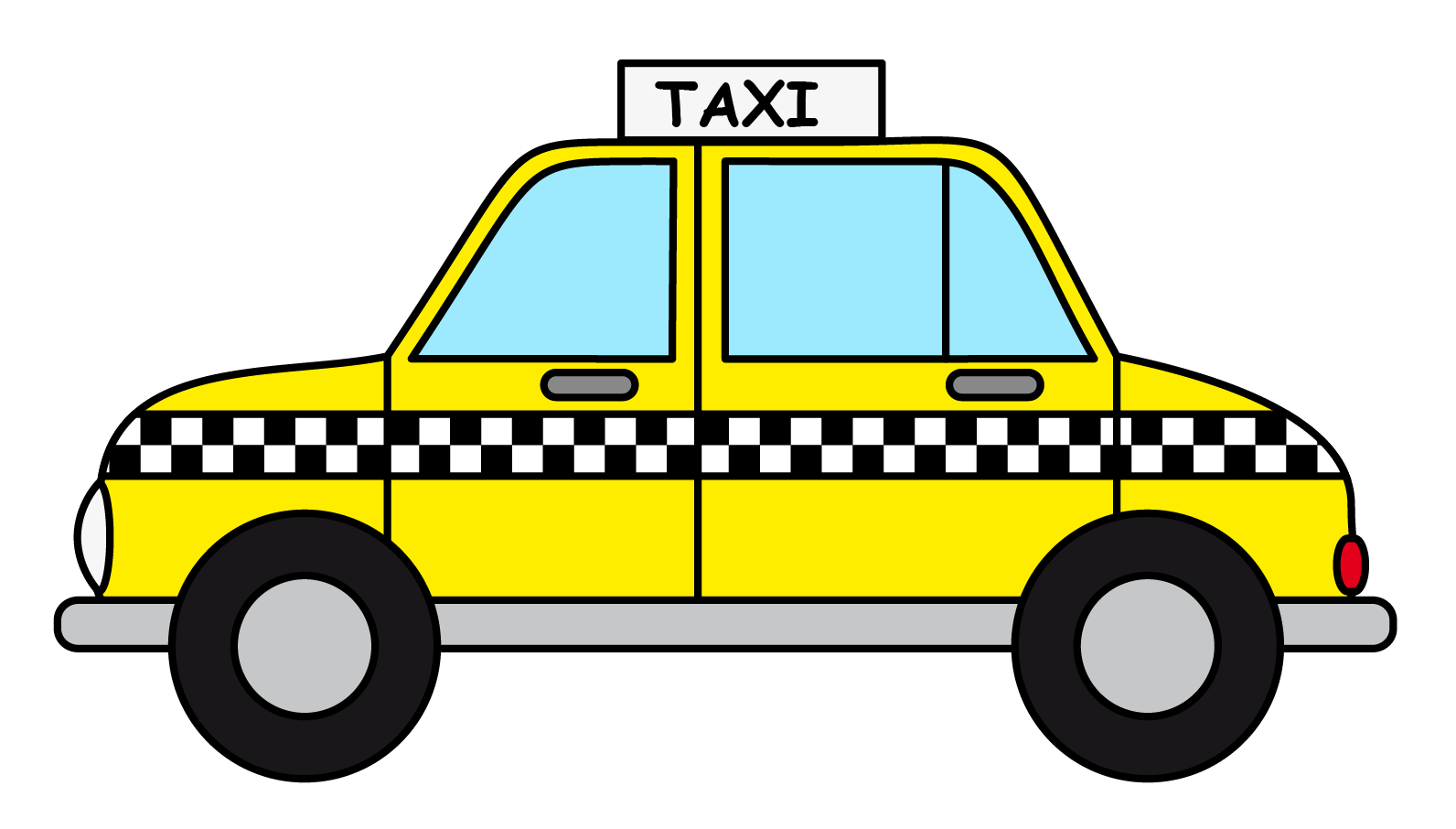 Yellow taxi in Chicago